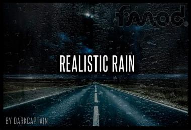 Realistic Rain v3.4.1 ETS2 1.37