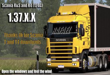 Scania R&S and 124G Brazilian Edit 1.37