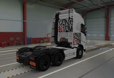 SKIN VOLVO FH16 2012 GANG 1.37