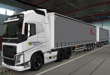 SKIN VOLVO FH16 2012 KRAKER TRAILERS 1.37