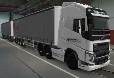 SKIN VOLVO FH16 2012 KRAKER TRAILERS 1.37