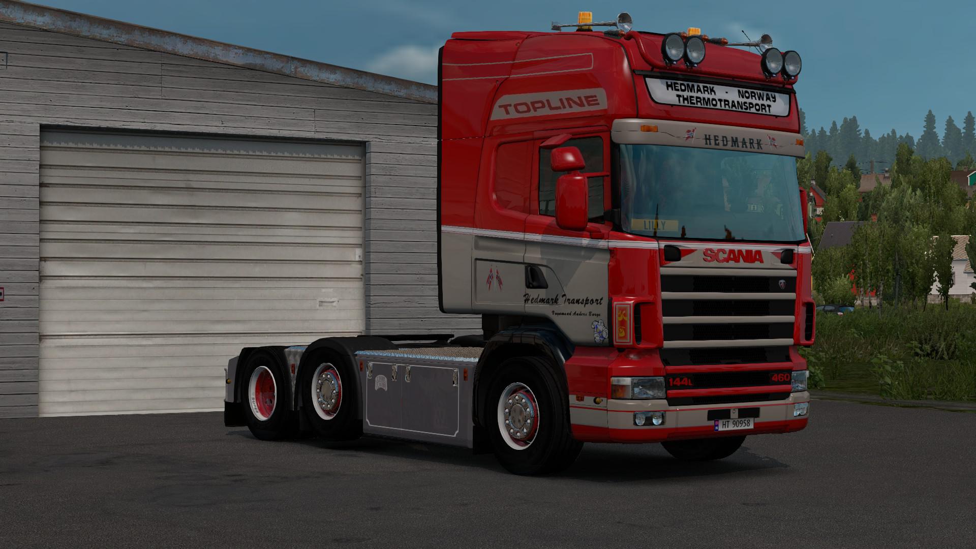 Scania R4 Hedmark Transport Skin Pack v2.0 - Modhub.us