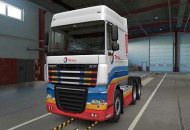 DAF XF 105 Paintjob skin Total S.A. v1.0