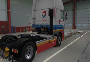 DAF XF 105 Paintjob skin Total S.A. v1.0