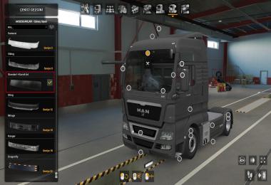 E6 interior for MAN TGX v1.0