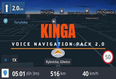 Kinga Voice Navigation Pack v2.0