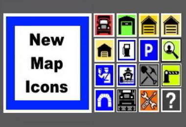 New Map Icons + Promods v1.0