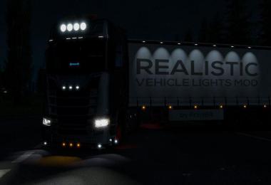 Realistic Vehicle Lights Mod v5.0