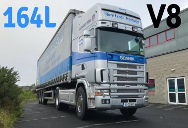 Scania 4 Series V8 (2 variant) Open Pipe FMOD v1.1