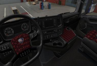 Scania NextGen R&S Alcantara Red Plush v1.0