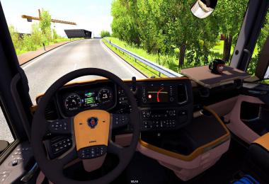 Scania NextGen R&S CremeBeige Interior 1.37