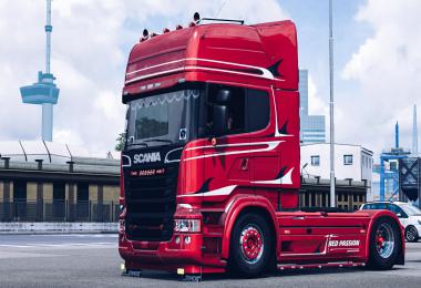 Scania Red Passion skin 1.37