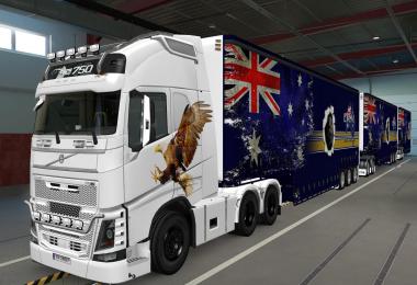 SKIN VOLVO FH16 2012 AGUIA 1.37