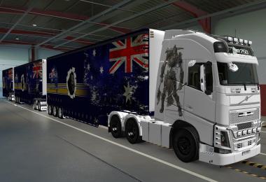 SKIN VOLVO FH16 2012 MONSTER 1.37