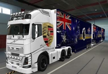 SKIN VOLVO FH16 2012 PORSCHE 1.37