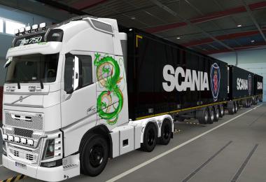 SKIN VOLVO FH16 2012 SHENLONG 1.37