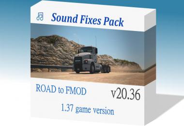 Sound Fixes Pack v20.36.1 - ATS + ETS2 1.37