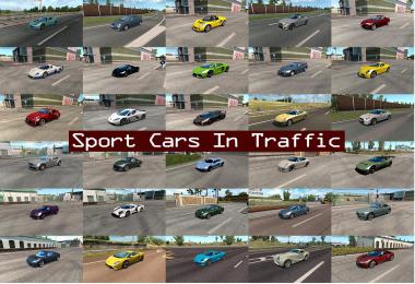 Sport Cars Traffic Pack (ETS2) by TrafficManiac v6.4