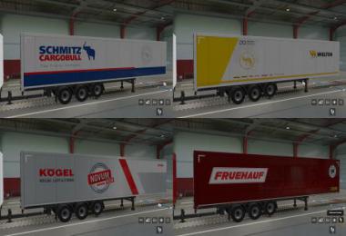 Trailer Paintjob Skins Bundle of Top European Companies v1.0