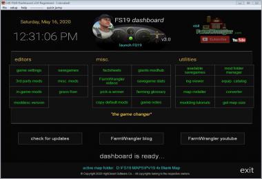 FS19 Dashboard v3.1