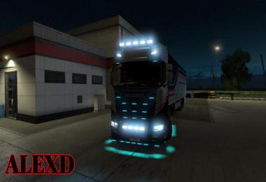 ALEXD FLARE AND 10.000 K LIGHTS FOR ALL TRUCKS v1.12