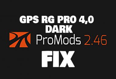 GPS RG PRO v4.0 DARK Promods FIX v2.46