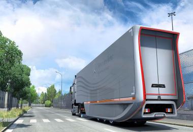 Mercedes AeroDynamic Trailer v1.2 ETS2 1.38