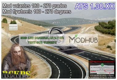 Mod for steering wheel 180-270 Degrees ATS 1.38.x