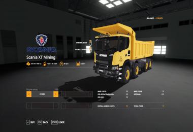 Scania XT 8x8 Mining Truck v1.0.0.0