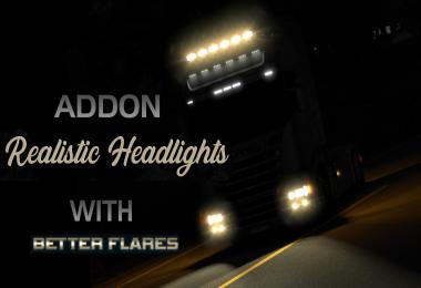 Addon Realistic Healistic Headlights 1.38