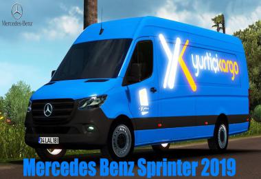 Mercedes Benz Sprinter 2019 + Interior v1.4 1.38.x