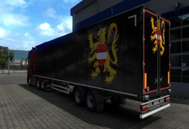 Belgian Province Flags Trailer Paint Job Pack v0.1