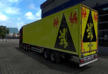 Belgian Province Flags Trailer Paint Job Pack v0.1