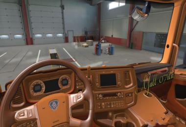 Brown & Alcantara Interior for Scania NG 1.38