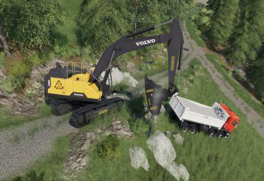 Crusher Bucket For Volvo EC-480E v1.0