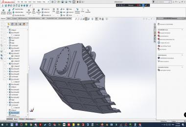 Crusher Bucket For Volvo EC-480E v1.0