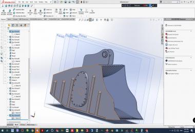 Crusher Bucket For Volvo EC-480E v1.0