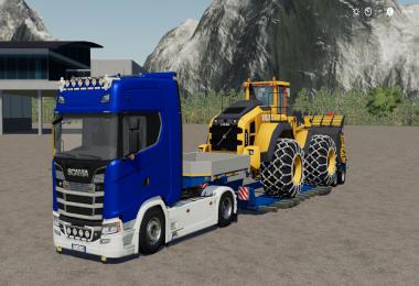 Goldhofer Low Loader With Extensions v1.0