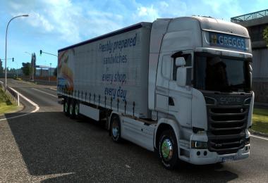 Greggs Truck & Trailer Livery Pack v1.0