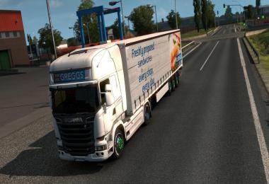 Greggs Truck & Trailer Livery Pack v1.0