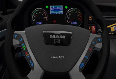 MAN TGX and TGX EURO 6 Dashboard Colors v1.0