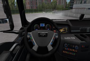 MAN TGX and TGX EURO 6 Dashboard Colors v1.0