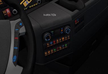 MAN TGX and TGX EURO 6 Dashboard Colors v1.0