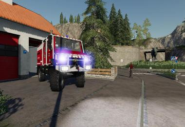 Mercedes Benz Unimog Straz Polskie Malowanie v1.1