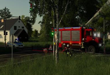 Mercedes Benz Unimog Straz Polskie Malowanie v1.1