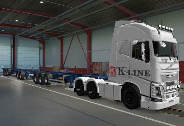 SKIN VOLVO FH16 2012 K-LINE WHITE 1.37