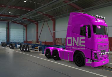 SKIN VOLVO FH16 2012 ONE PINK 1.37