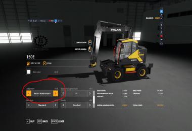 Volvo EWR-150E Implement Fix v1.1