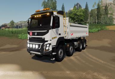 Volvo FMX 8x4 FS Miner's White Ediiton v1.0