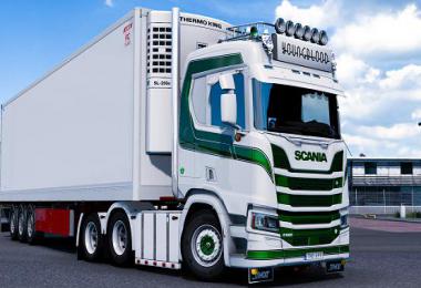 Changeable metallic stripe for Scania R 1.38